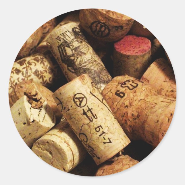 sello para sobres 'Corks' (Anverso)