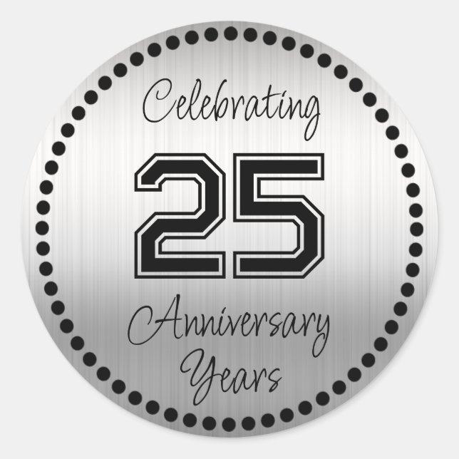 sello para sobres de 25 años (Anverso)