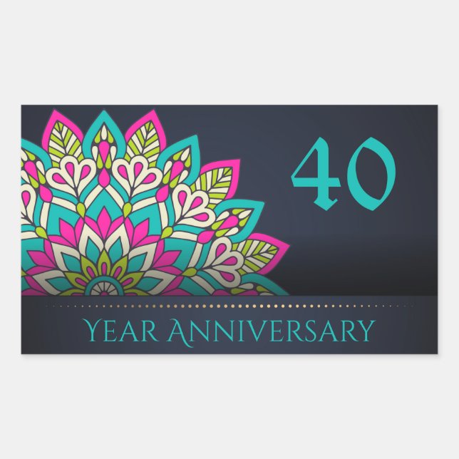 sello para sobres de 40 años (Anverso)