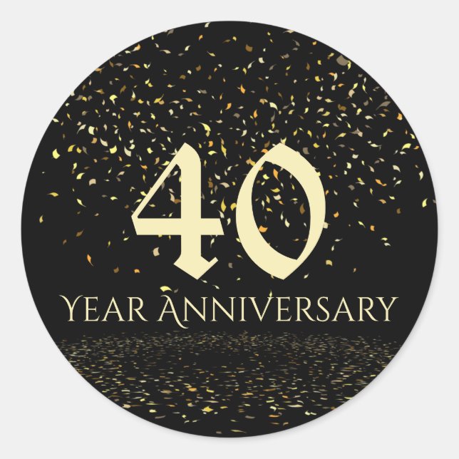 sello para sobres de 40 años (Anverso)