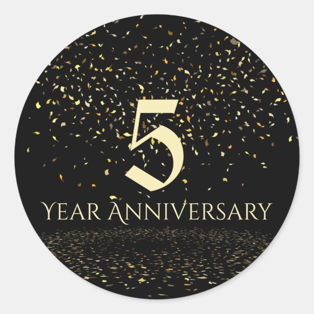 sello para sobres de 5 años (Anverso)