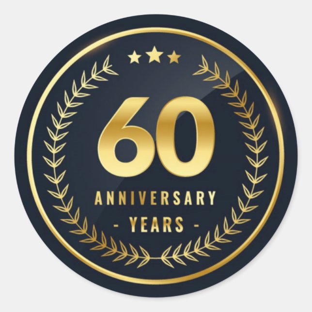 sello para sobres de 60 años (Anverso)