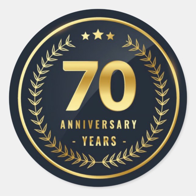 sello para sobres de 70 años (Anverso)