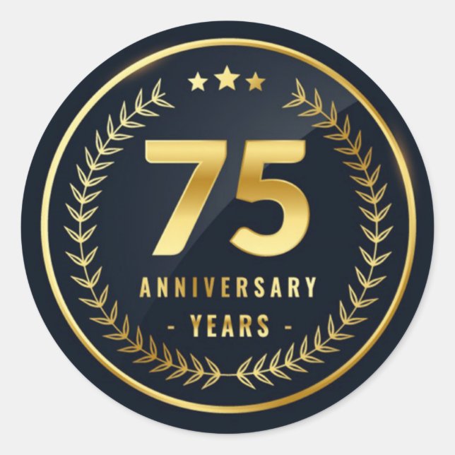 sello para sobres de 75 años (Anverso)