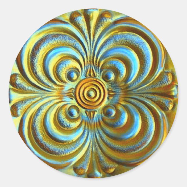 Sello para sobres de aspecto Grabado en relieve do (Anverso)