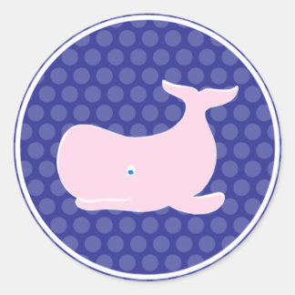 Sello para sobres de ballenas de Preppy
