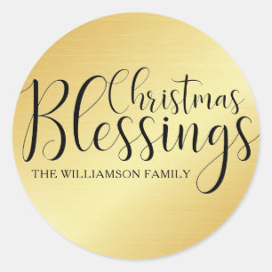 Sello para sobres de bendición de Navidades person