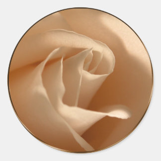 Sello para sobres de Boda de Rosa de crema