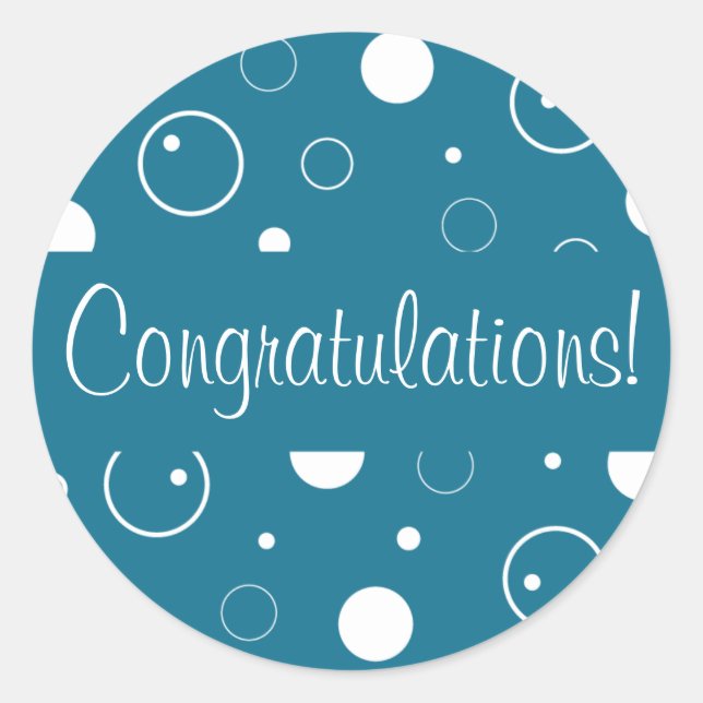 Sello para sobres de burbujas de felicitaciones (Anverso)