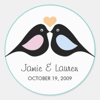 Sello para sobres de casamiento personalizado