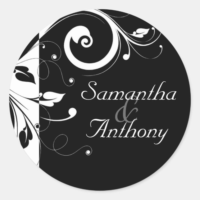 Sello para sobres de coincidencia de giro negro +  (Anverso)