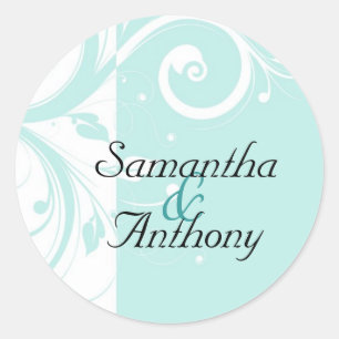 Sello para sobres De Coincidencia De Swirl Inverso