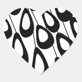 Sello para sobres de corazón moderno Peacock estil