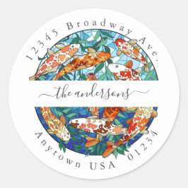 Sello para sobres de dirección de devolución de es