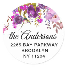 Sello para sobres de dirección de devolución de fl