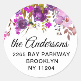 Sello para sobres de dirección de devolución de fl