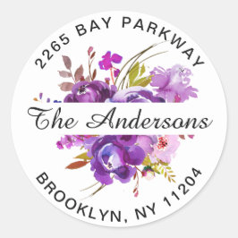 Sello para sobres de dirección de devolución de fl