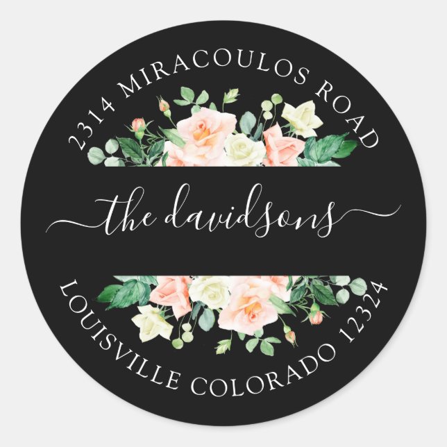 Sello para sobres de dirección de devolución de fl (Anverso)