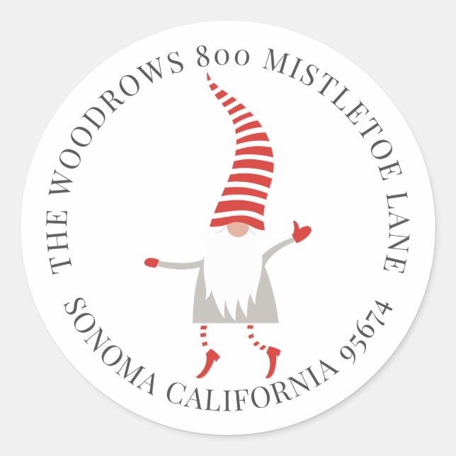 Sello para sobres de dirección de devolución de Na (Anverso)