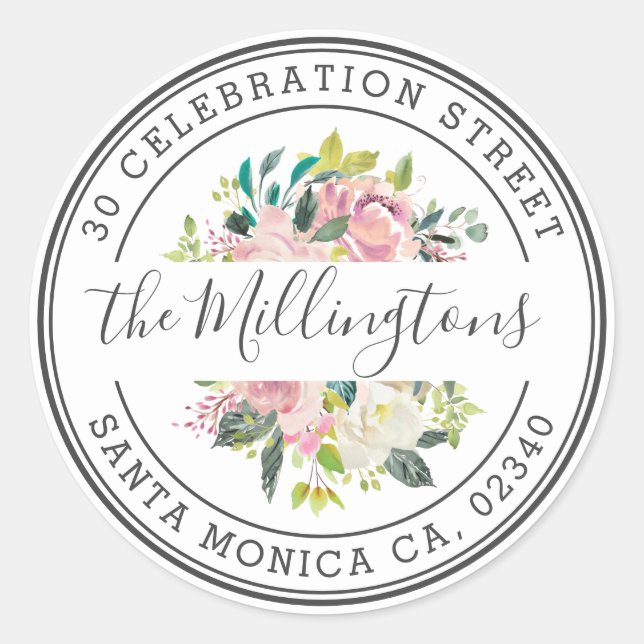 Sello para sobres de dirección de devolución de no (Anverso)