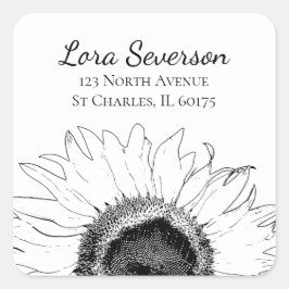 Sello para sobres de dirección de retorno de giras