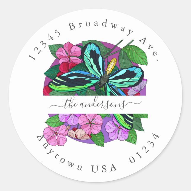 Sello para sobres de dirección de retorno de marip (Anverso)