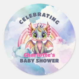 Sello para sobres de Fiesta de Baby Shower de Drag