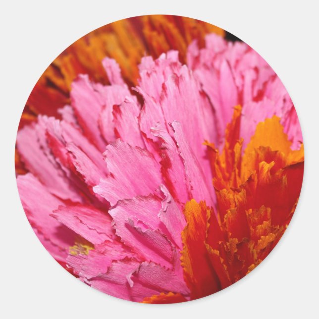 Sello para sobres de Flores Festival de México (Anverso)