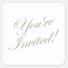 Sello para sobres de invitación de boda invitado