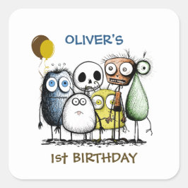 Sello para sobres de invitaciones a niños Fiestas