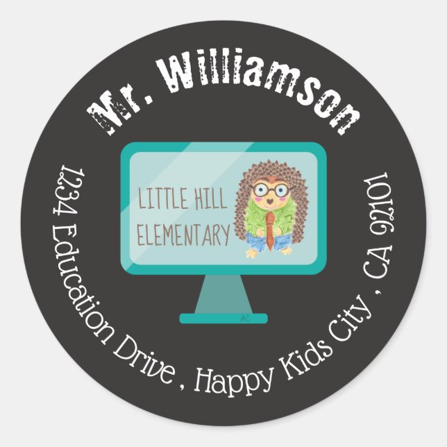 Sello para sobres de Maestros de Educación a Dista (Anverso)