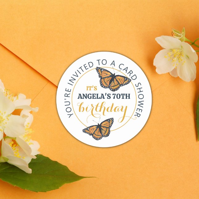 Sello para sobres de mariposa con ducha de tarjeta (Subido por el creador)