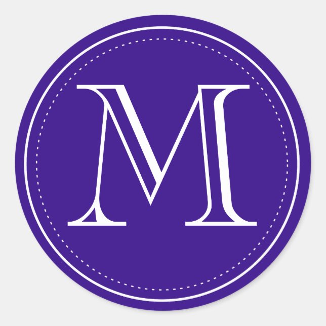 Sello para sobres de monograma de la marina por im (Anverso)