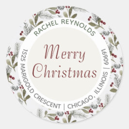 Sello para sobres de Navidades de países modernos 