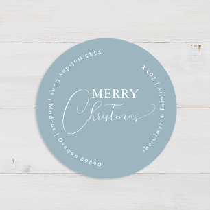 Sello para sobres de Navidades Minimalistas del Bl