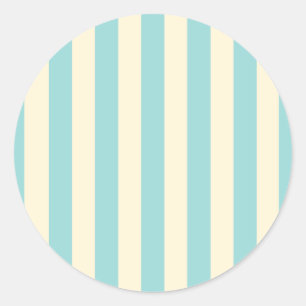 Sello para sobres de rayas azules de circo vintage