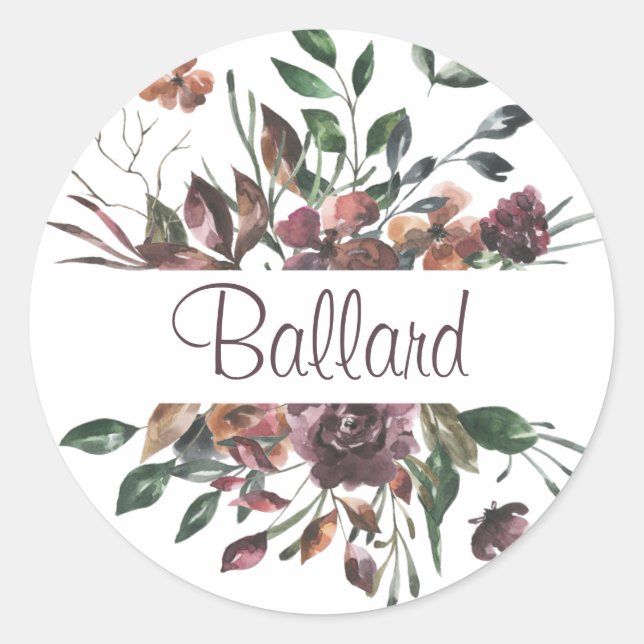 Sello para sobres de último nombre (Anverso)