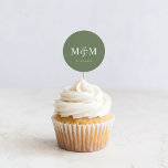 Sello para sobres del Monograma Verde Profundo<br><div class="desc">Añada un toque de sofisticación y encanto personal a su correspondencia boda con nuestros Sellos para sobres del Monograma Verde Profundo. Perfecto para un tema de boda moderno y elegante,  estos sellos proporcionan un toque de acabado refinado que hará que sus invitaciones destaquen.</div>