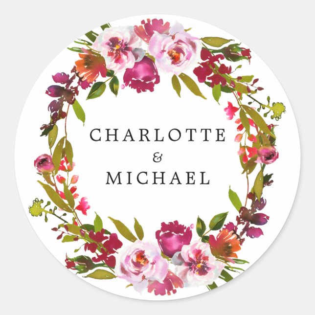 Sello para sobres del Partido Compromiso Floral Ro (Anverso)