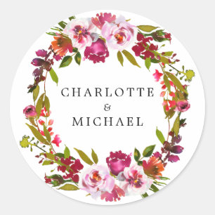 Sello para sobres del Partido Compromiso Floral Ro