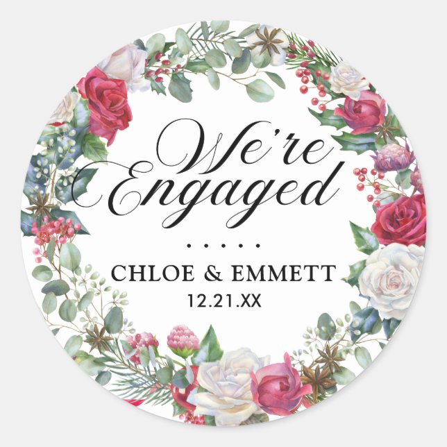 Sello para sobres del partido de compromiso Holly  (Anverso)