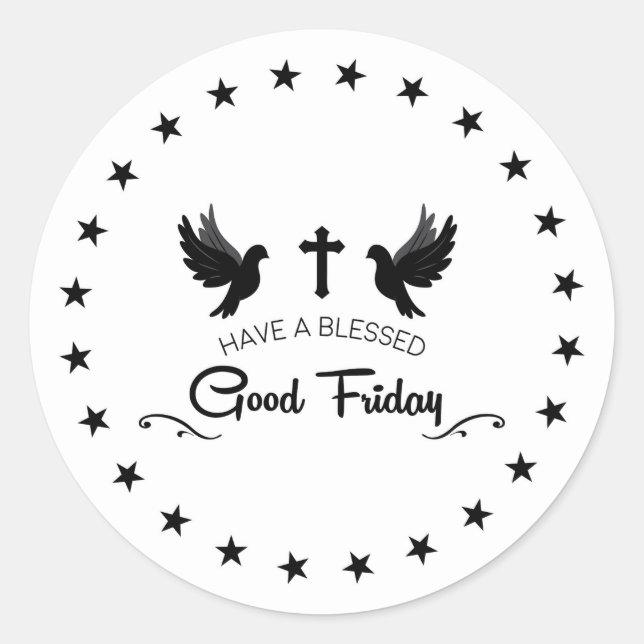 Sello para sobres del Viernes Santo (Anverso)