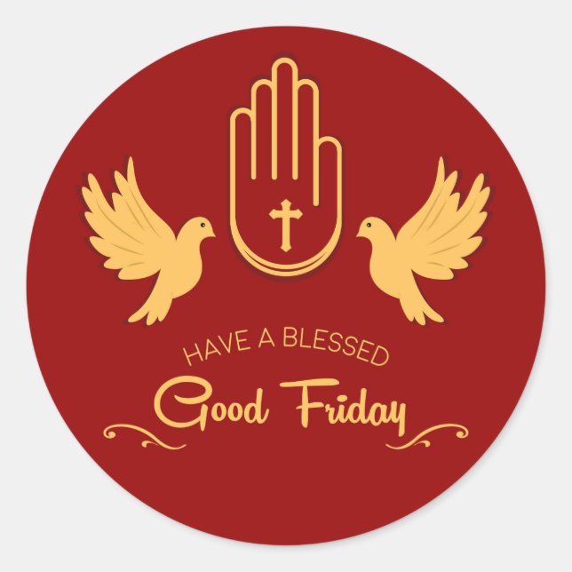 Sello para sobres del Viernes Santo (Anverso)