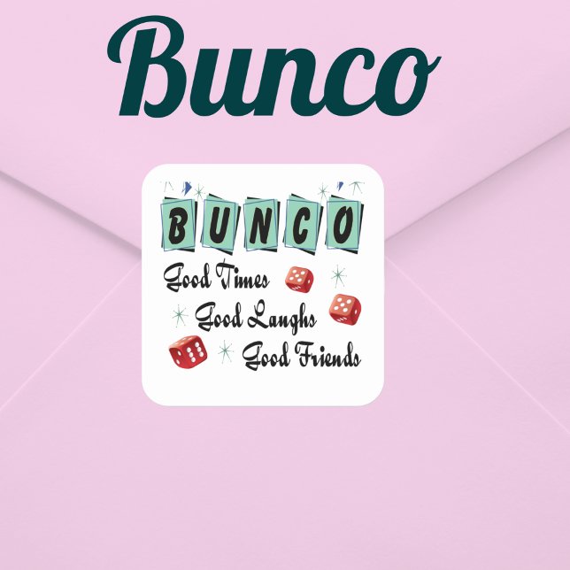 Sello para sobres Fiesta Retro Bunco (Subido por el creador)