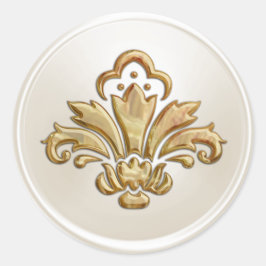 Sello para sobres Fleur de Lis