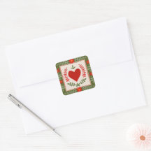 Sello para sobres Folk Art Valentine