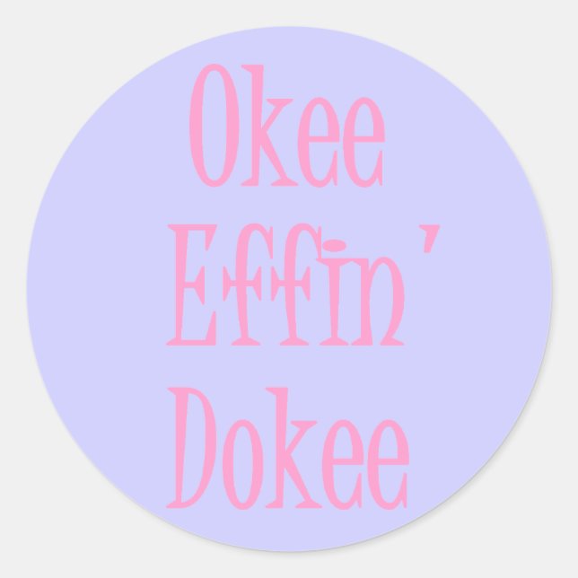 Sello para sobres gracioso de Sassy Lady (Anverso)