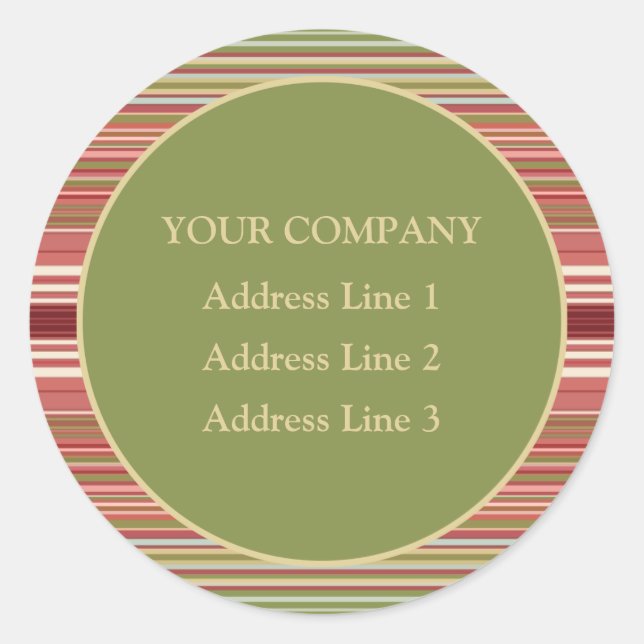 Sello para sobres H verde de la luna de cosecha (Anverso)