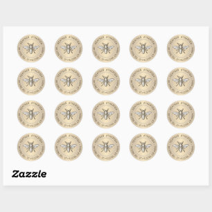 Sello para sobres Heraldic Bee Metallic Gold