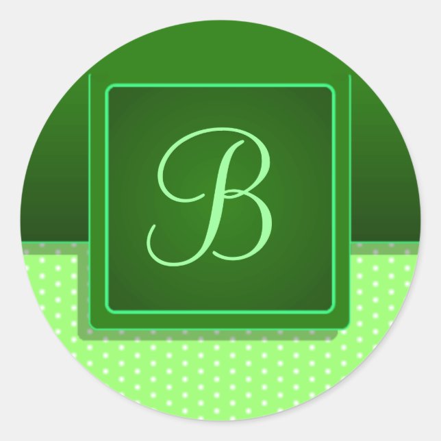 Sello para sobres inicial con pestañas (Anverso)